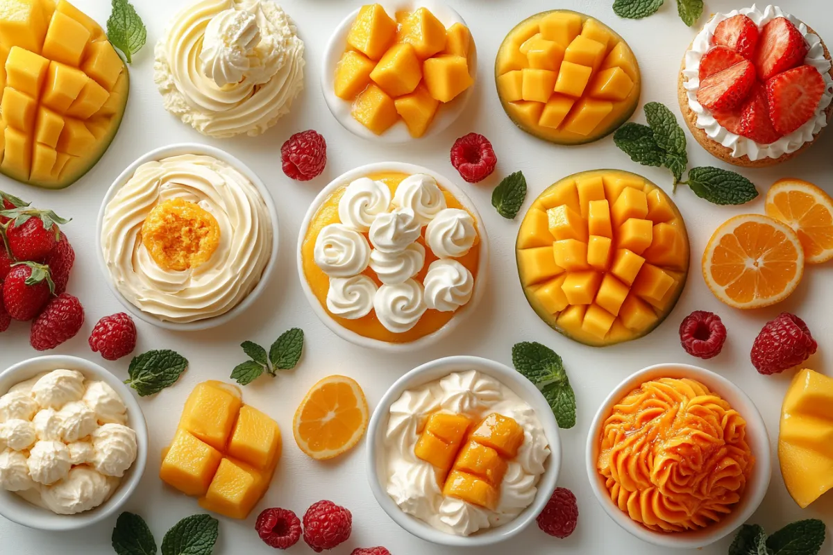 Mango Desserts Display