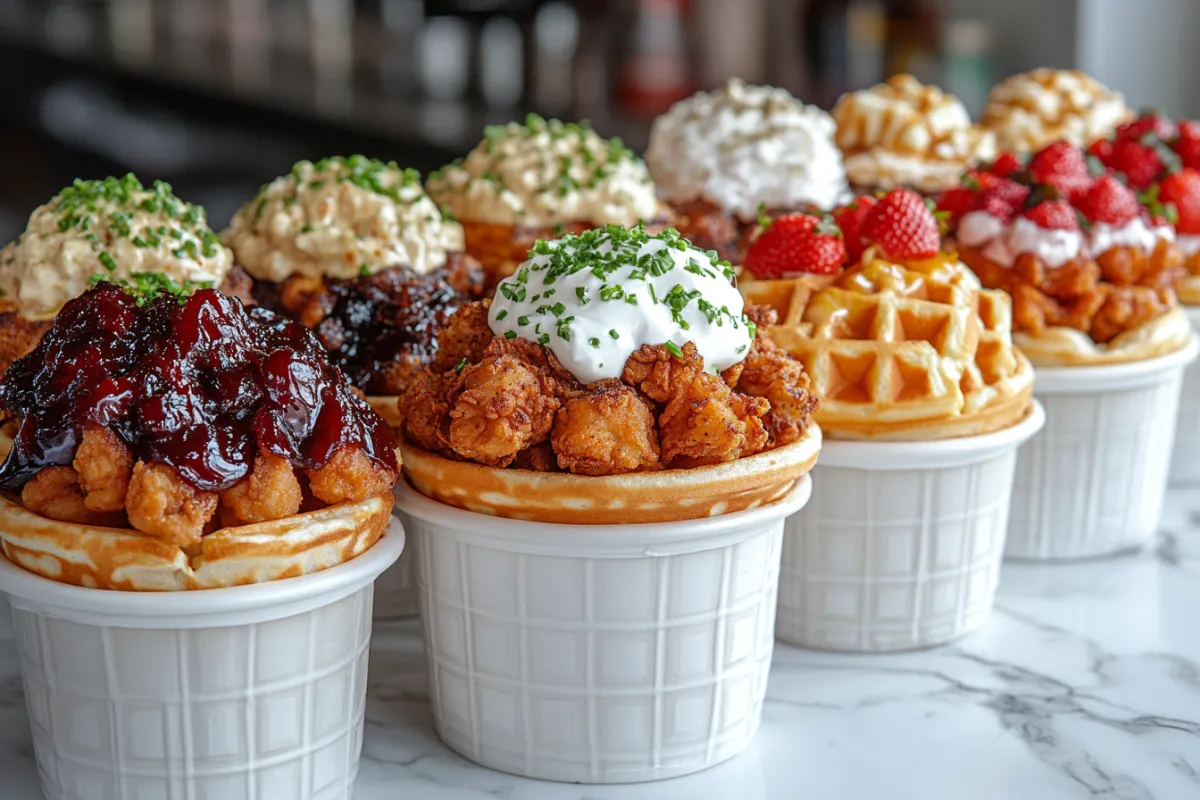 chicken and waffles variations