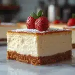 New York cheesecake slice