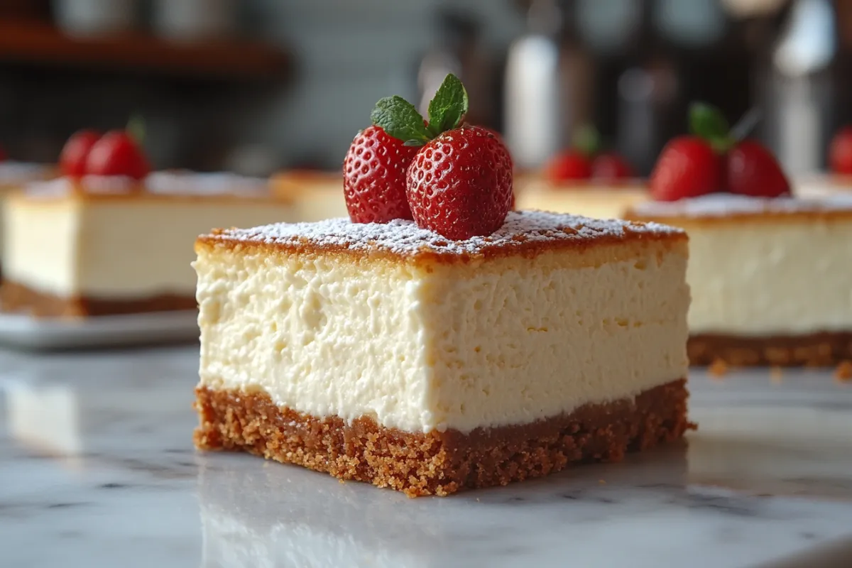 New York cheesecake slice