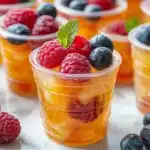 Jello Cups with Fruit