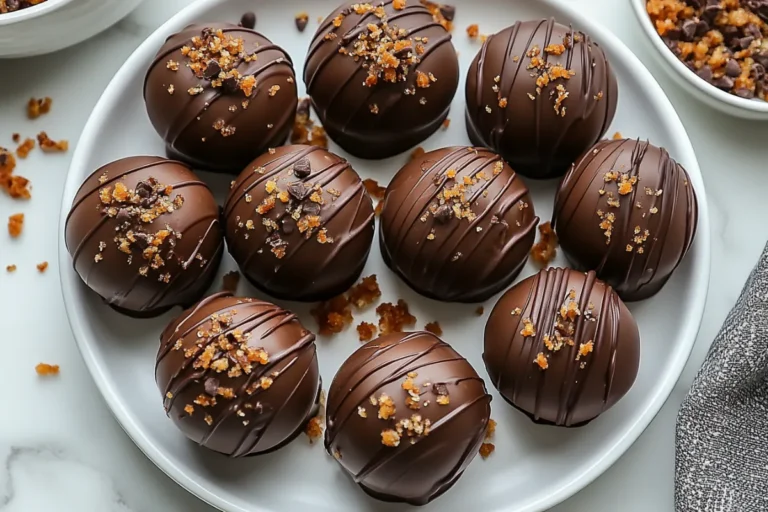 Carrot cake bombs on a white plate