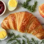 Croissant breakfast pairings