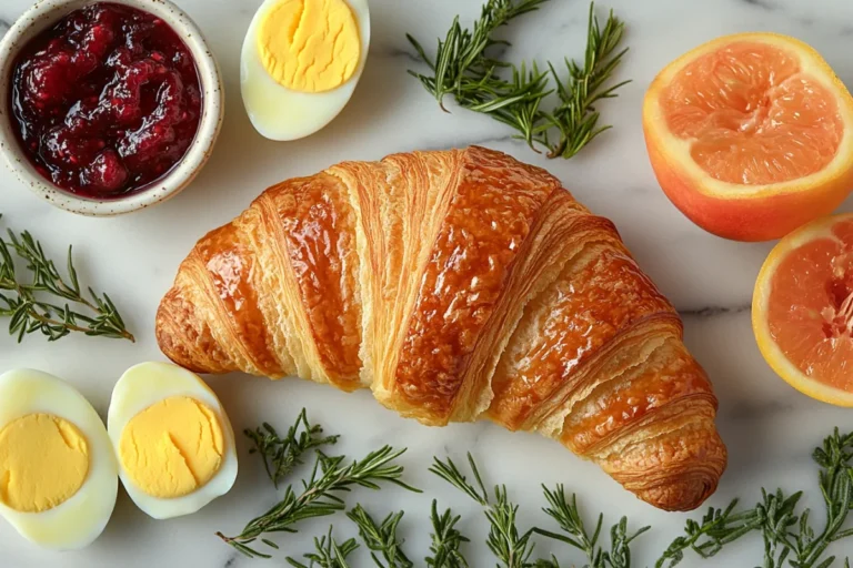 Croissant breakfast pairings