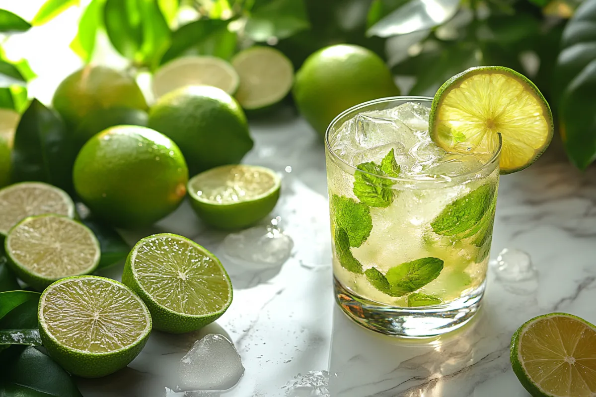 Naturally refreshing caipirinha cocktail recipe