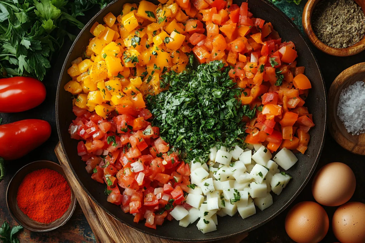 Cooking Green Shakshuka