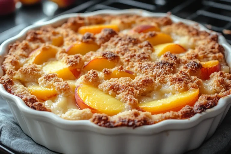 Peach Crumble