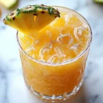 Pineapple margarita drink