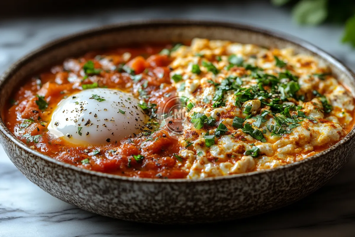 Difference between shakshuka and menemen