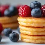 Mini Pancakes with Berries