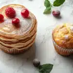 Difference between pancake and muffin