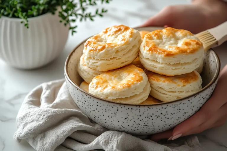 Should you brush butter on biscuits before baking