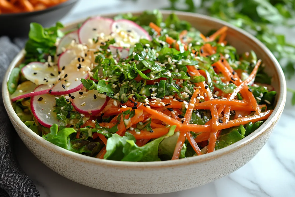 Fresh salad for chicken casserole