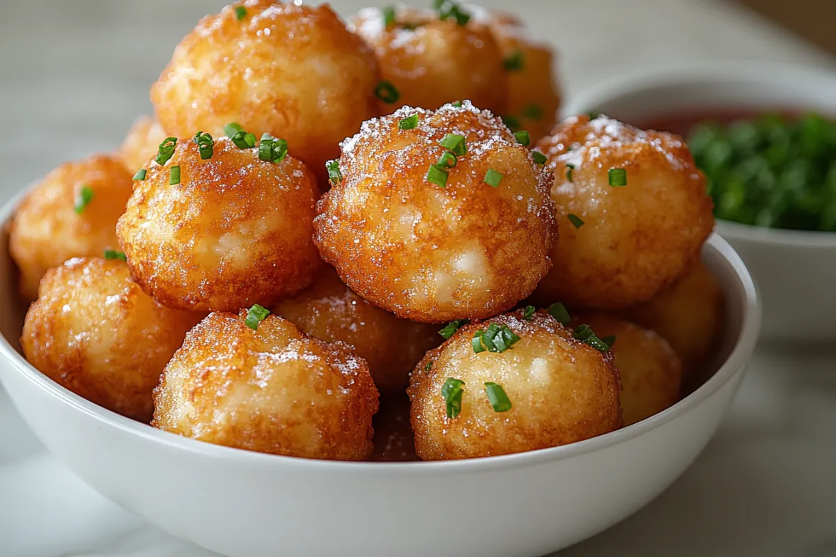 Stack of apple fritters history