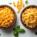 Ditalini and ditaloni pasta