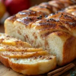 Cinnamon Swirl Apple Fritter Bread