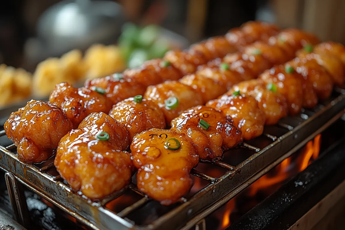 Frying oil temperature for apple fritters.