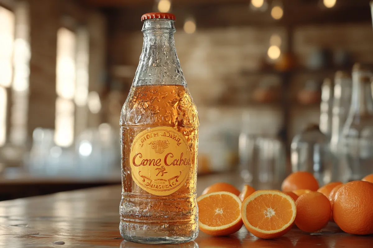 Vintage orange crush bottle