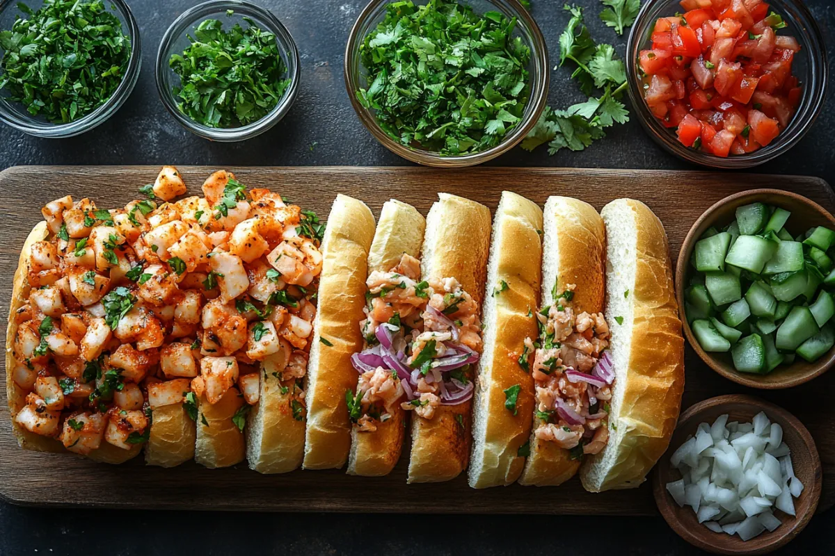 Po'boy filling selection