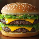 Triple Big Mac Burger