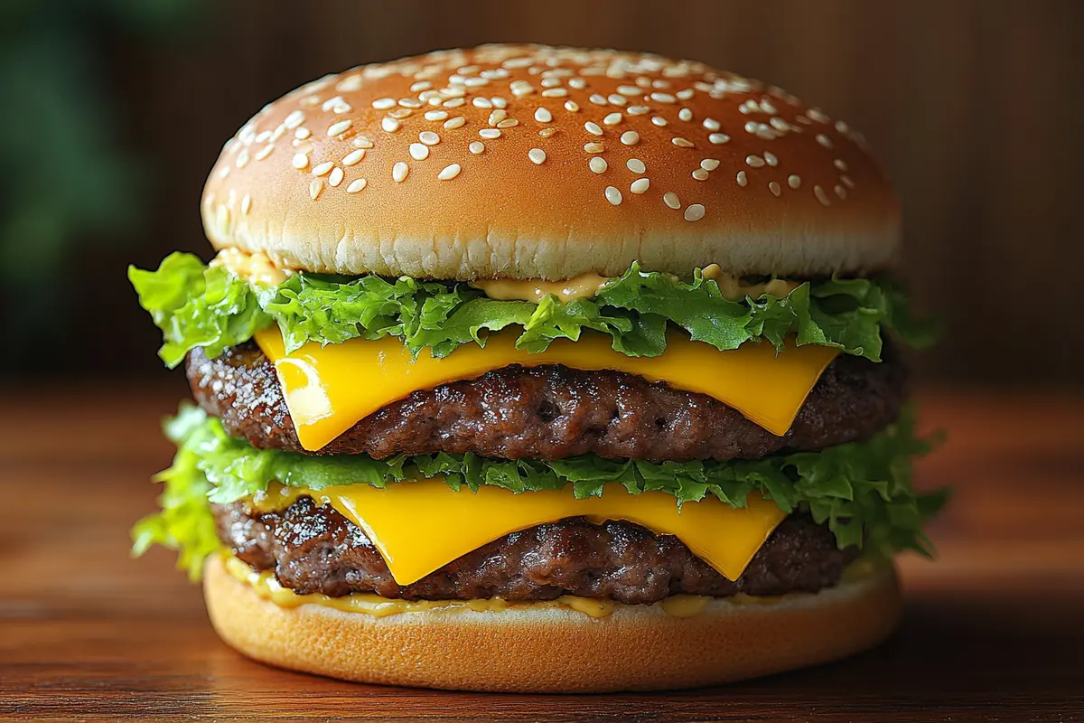 Triple Big Mac Burger