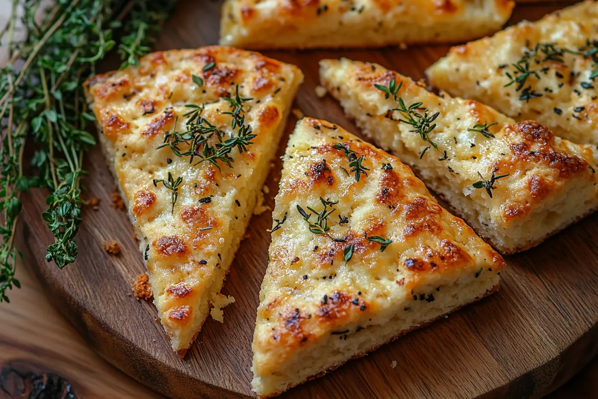 Cheddar Cheese Scones with Thyme