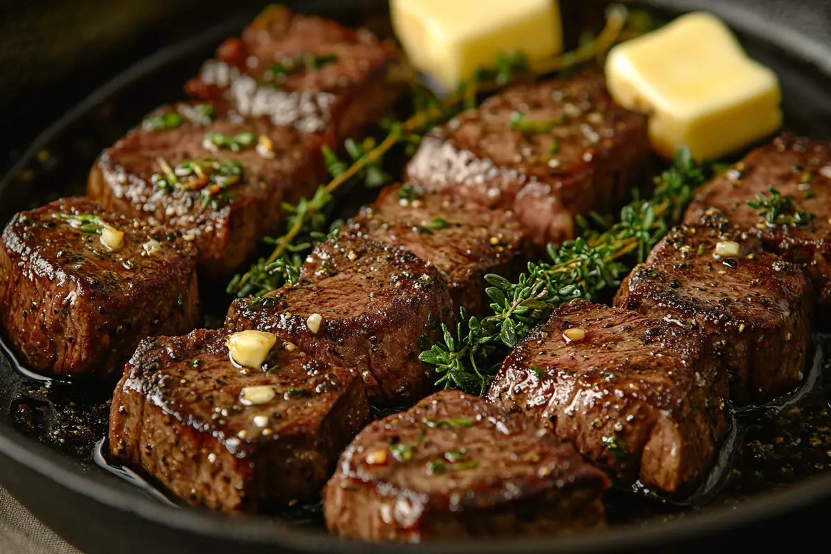  Searing Section)	Pan-Seared Hanger Steak